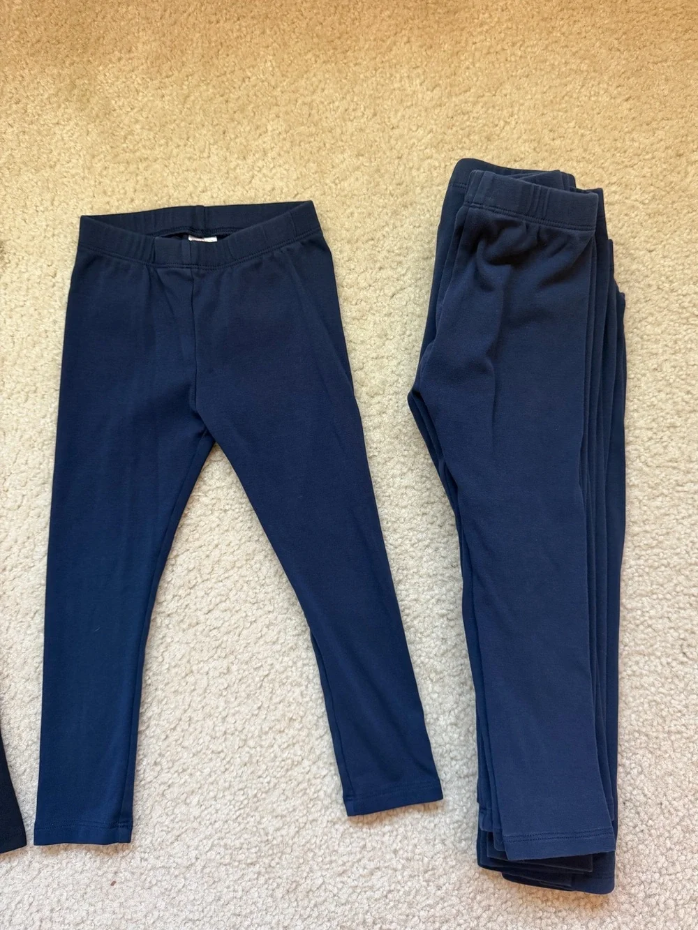 Gymboree Girls lot of 9 leggings navy and black 4T